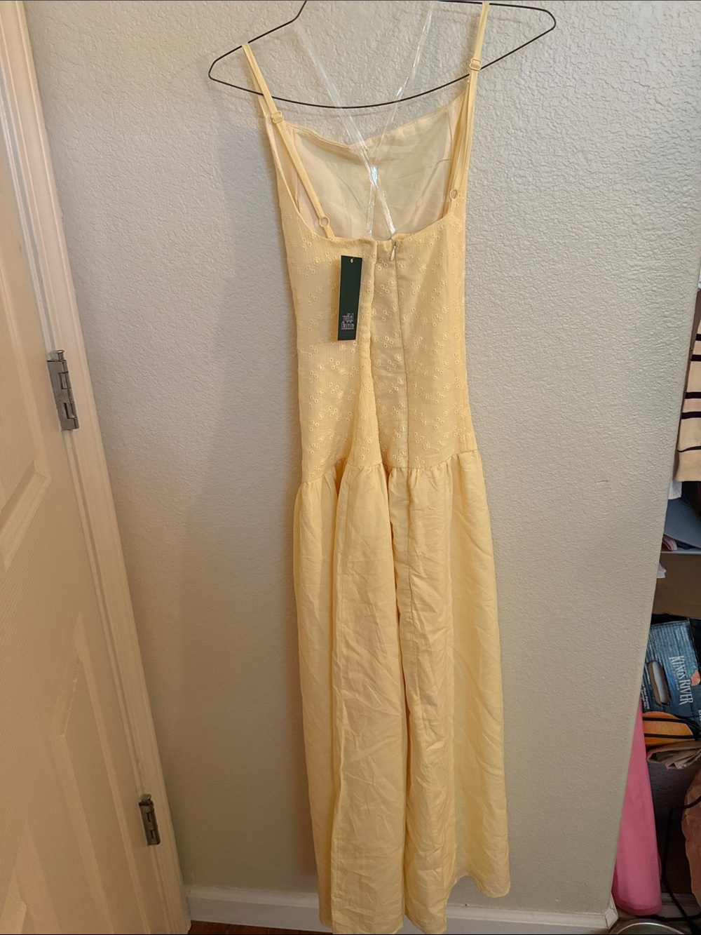 wild fable Pale Yellow Spaghetti Strap Maxi Dress - Picture 2 of 3